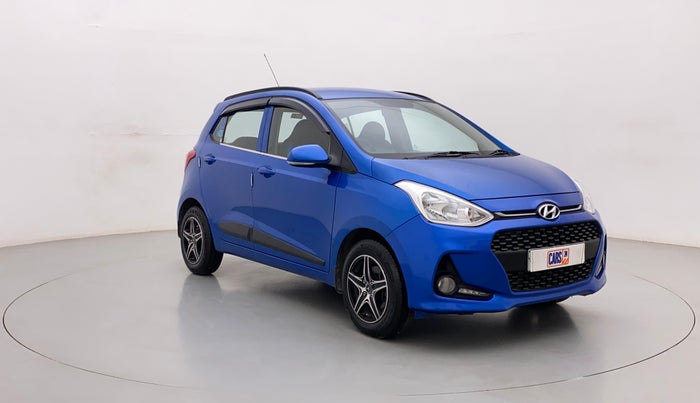 2018 Hyundai Grand i10 SPORTZ (O) 1.2 KAPPA VTVT, Petrol, Manual, 1,03,142 km, Right Front Diagonal