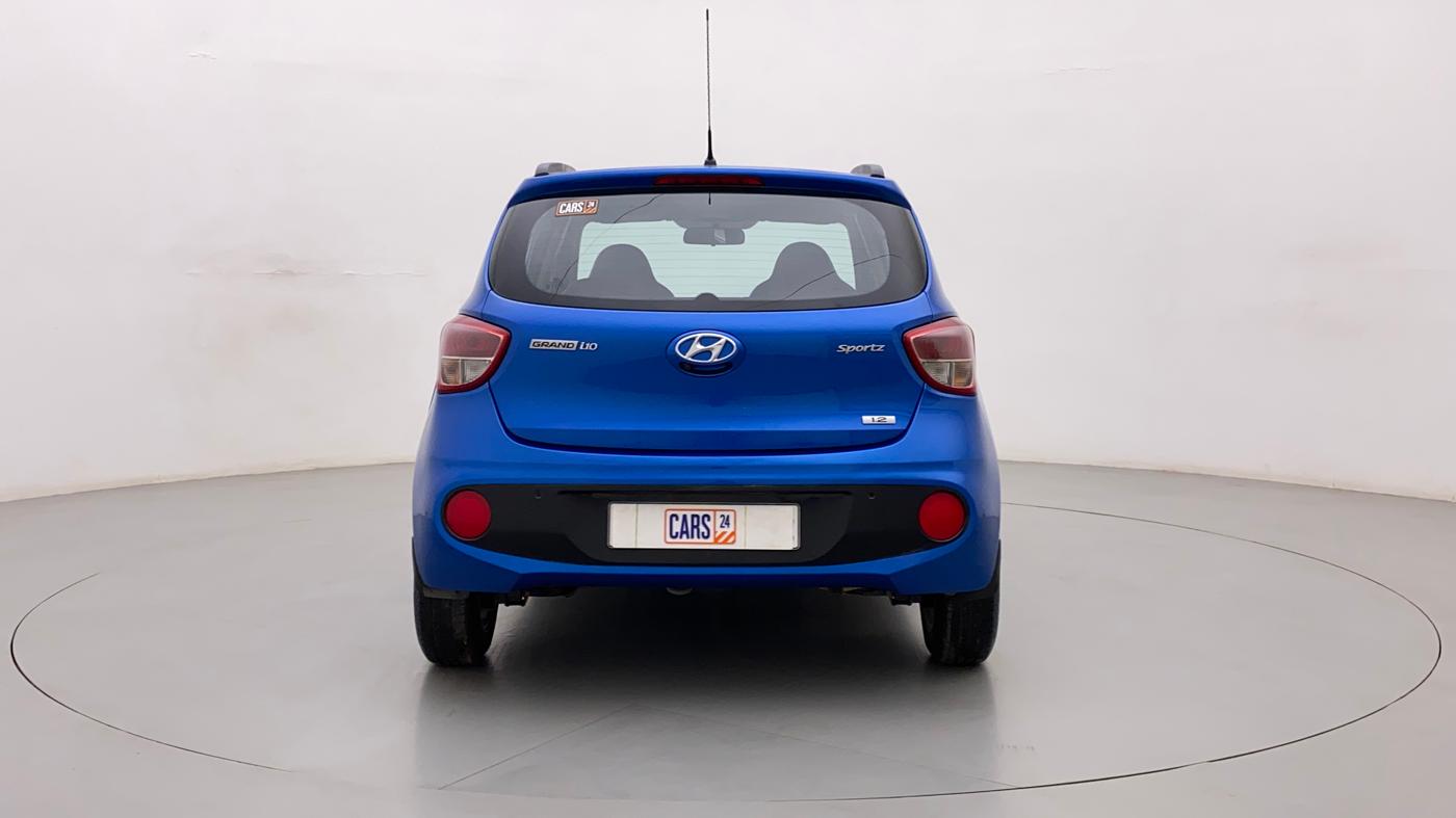 2018 Hyundai Grand i10 SPORTZ (O) 1.2 KAPPA VTVT, Petrol, Manual, 1,03,142 km, Back/Rear