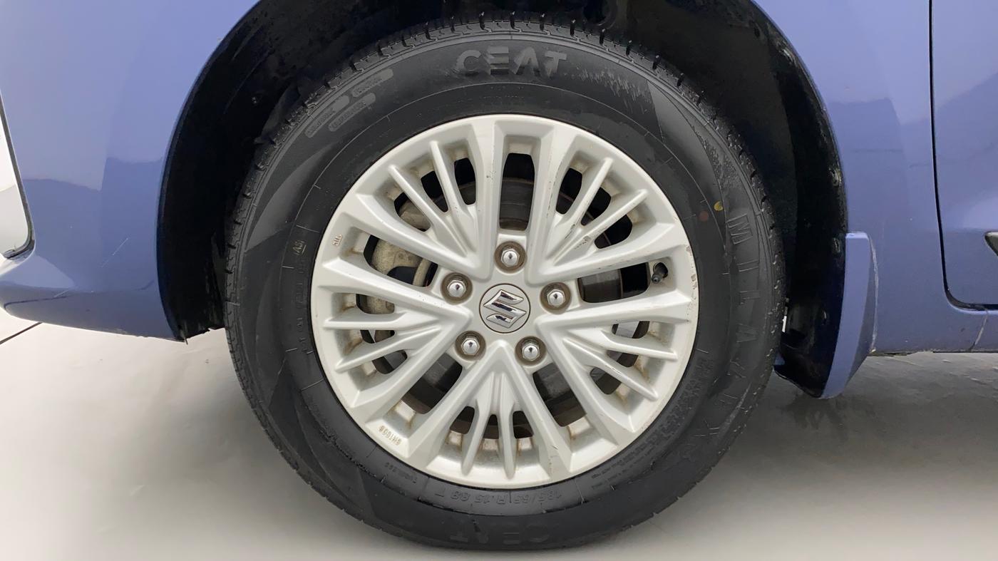 2018 Maruti Ertiga ZXI+ SHVS, Petrol, Manual, 33,675 km, Left Front Wheel