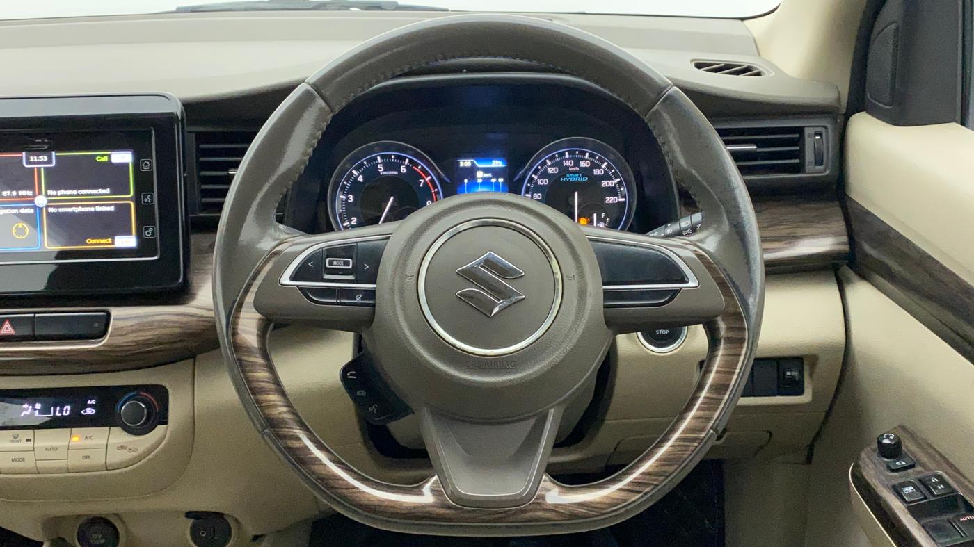 2018 Maruti Ertiga ZXI+ SHVS, Petrol, Manual, 33,675 km, Steering Wheel Close Up