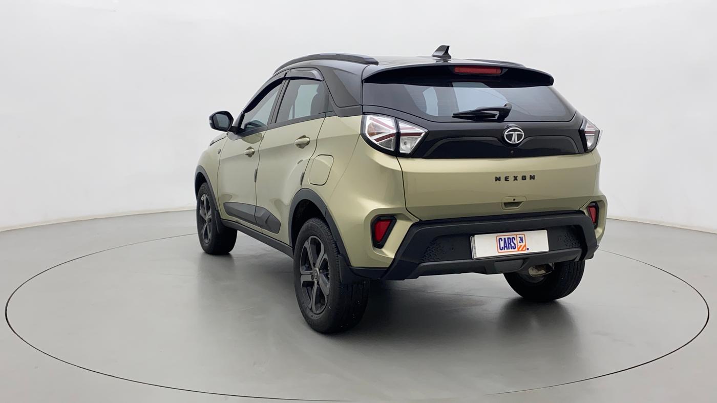 2022 Tata NEXON XZ PLUS PETROL KAZIRANGA, Petrol, Manual, 16,581 km, Left Back Diagonal