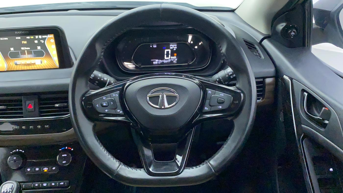 2022 Tata NEXON XZ PLUS PETROL KAZIRANGA, Petrol, Manual, 16,581 km, Steering Wheel Close Up