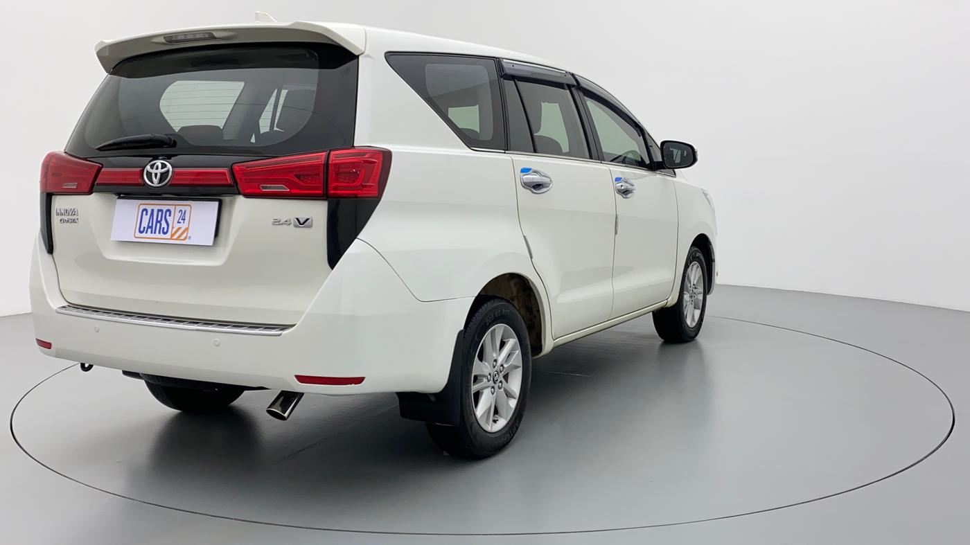 2018 Toyota Innova Crysta 2.4 VX 7 STR, Diesel, Manual, 37,200 km, Right Back Diagonal