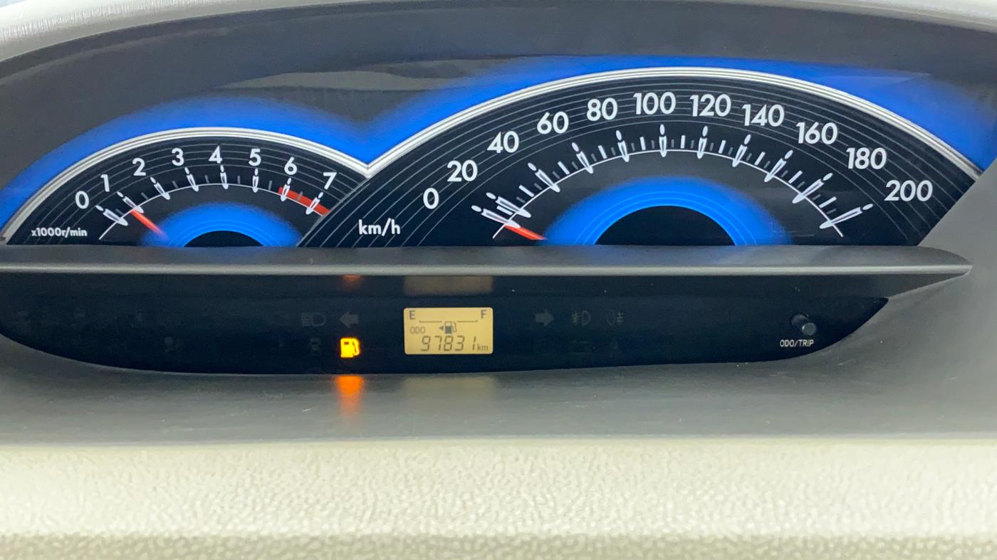 2013 Toyota Etios V SP, Petrol, Manual, 97,892 km, Odometer Image