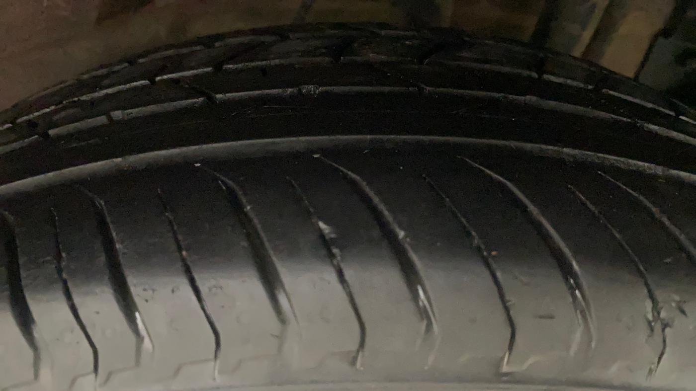 2017 Tata NEXON XM DIESEL, Diesel, Manual, 1,27,047 km, Left Rear Tyre Tread