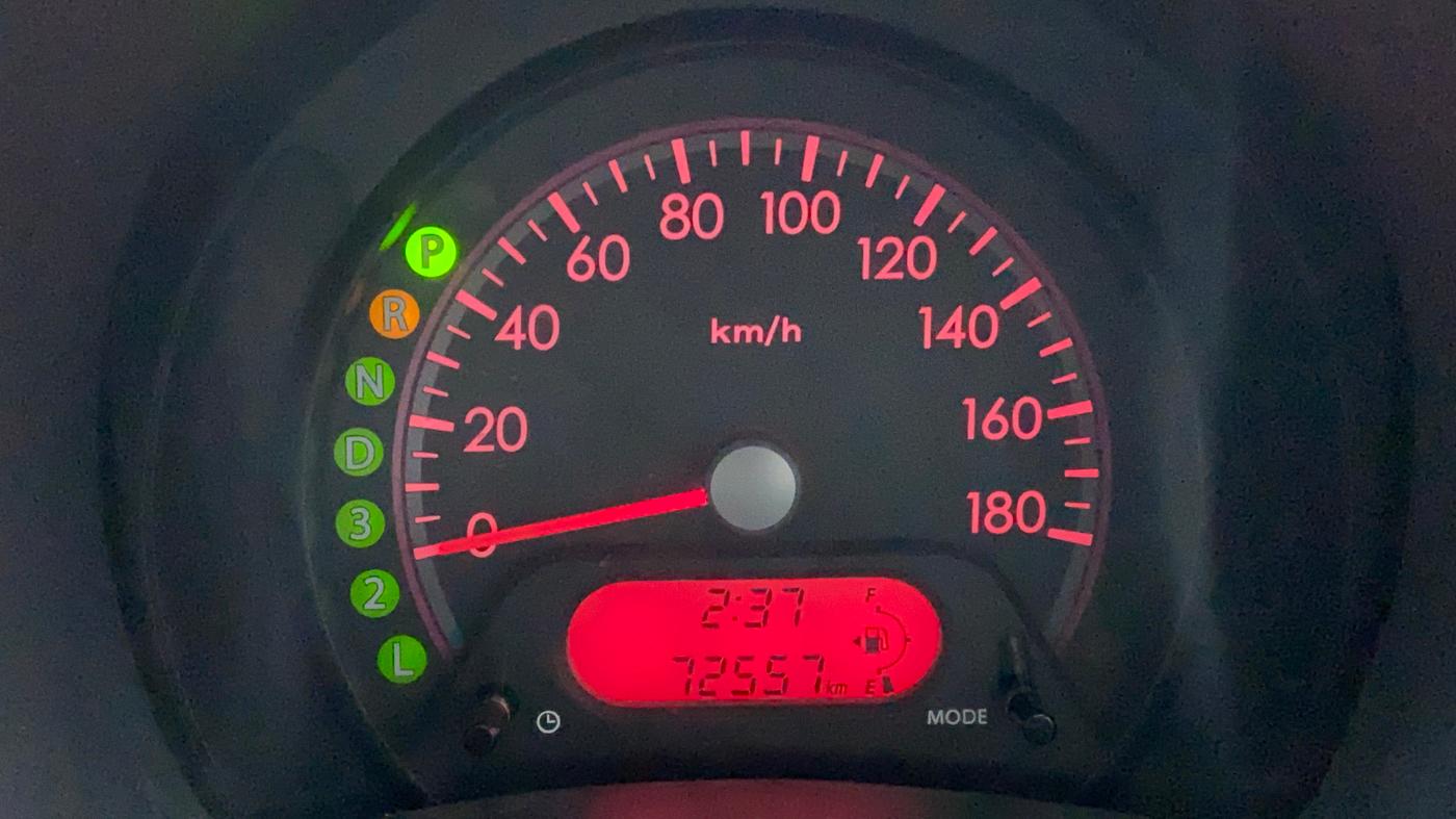 2012 Maruti A Star VXI (ABS) AT, Petrol, Automatic, 72,556 km, Odometer Image