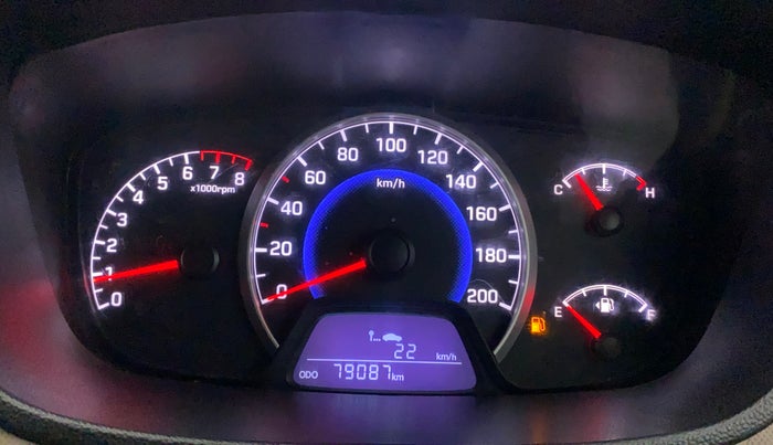 2017 Hyundai Grand i10 SPORTZ (O) 1.2 KAPPA VTVT, CNG, Manual, 79,076 km, Odometer Image