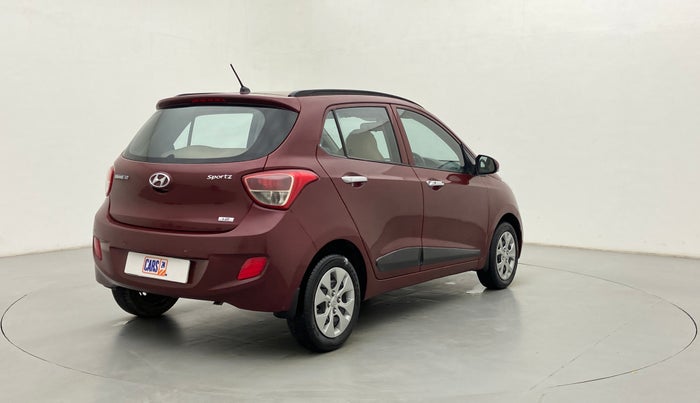 2014 Hyundai Grand i10 SPORTZ 1.2 KAPPA VTVT, Petrol, Manual, 72,379 km, Right Back Diagonal