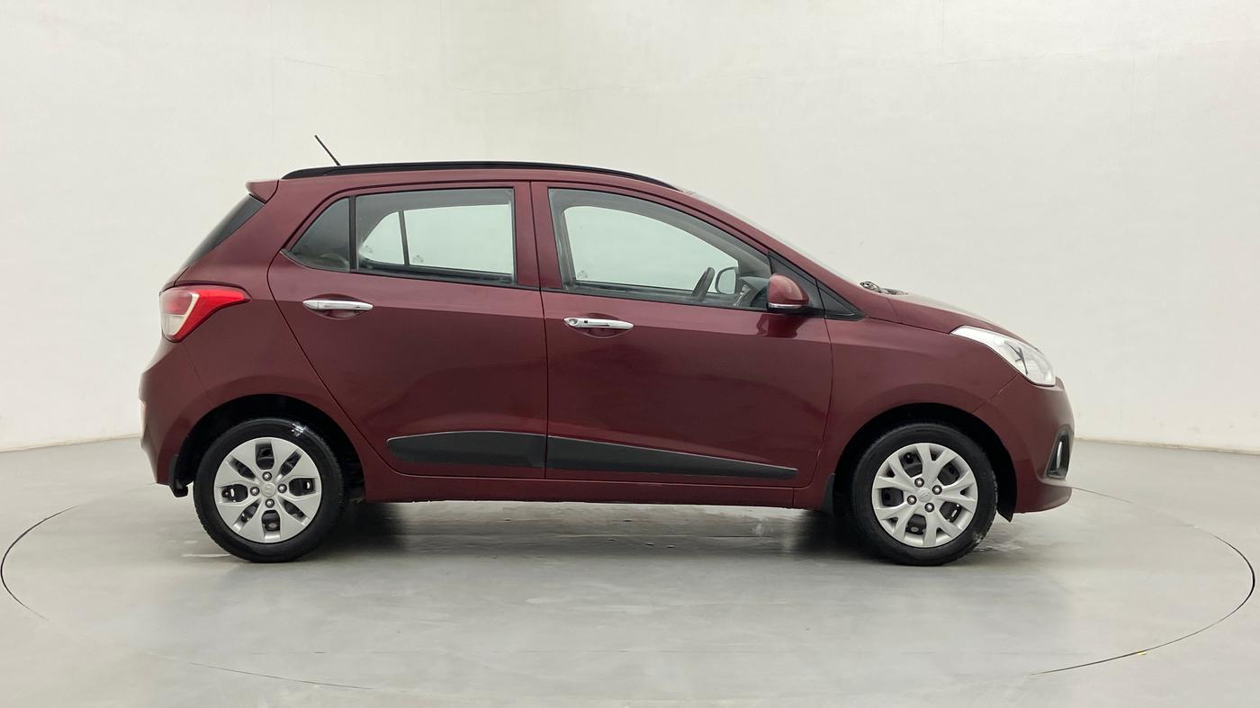 2014 Hyundai Grand i10 SPORTZ 1.2 KAPPA VTVT, Petrol, Manual, 72,379 km, Right Side View