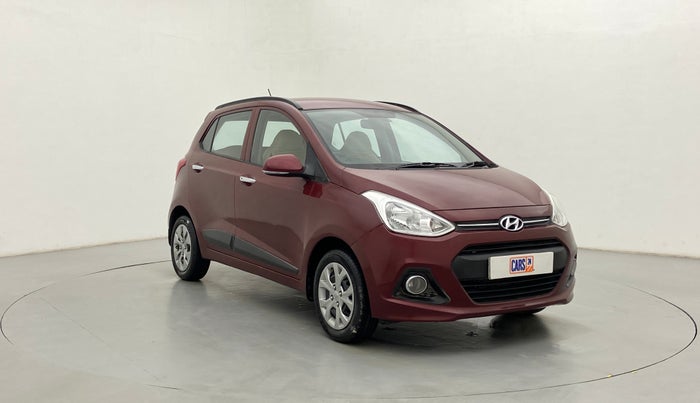 2014 Hyundai Grand i10 SPORTZ 1.2 KAPPA VTVT, Petrol, Manual, 72,379 km, Right Front Diagonal