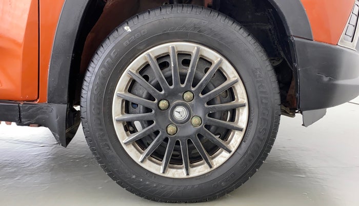 2016 Mahindra Kuv100 K4 5 STR, Petrol, Manual, 23,645 km, Right Front Wheel