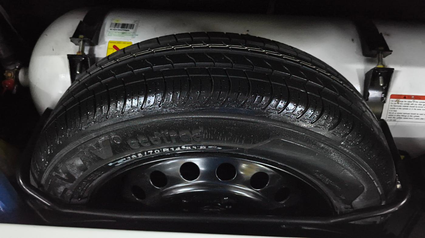 2024 Maruti New Wagon-R VXI CNG 1.0, CNG, Manual, 30,871 km, Spare Tyre