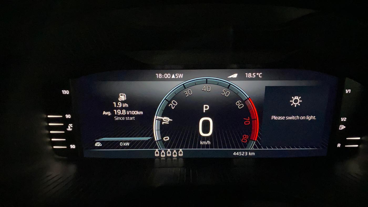 2023 Skoda Kodiaq L&K, Petrol, Automatic, 44,689 km, Odometer Image