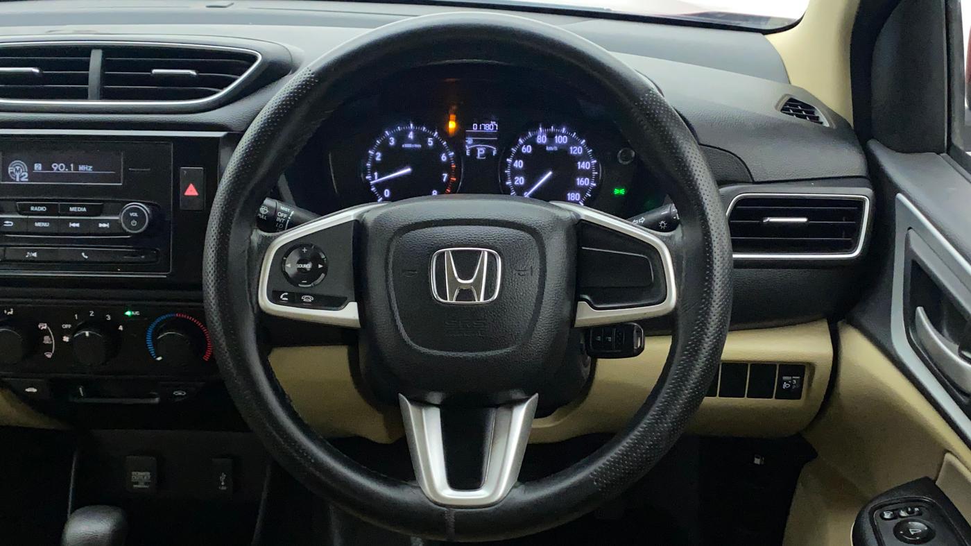 2021 Honda Amaze 1.2L I-VTEC S CVT, Petrol, Automatic, 17,845 km, Steering Wheel Close Up