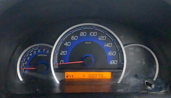 2017 Maruti Wagon R 1.0 VXI, Petrol, Manual, 66,046 km, Odometer Image