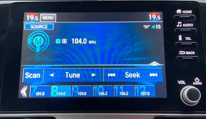 2019 Honda Civic ZX CVT PETROL, Petrol, Automatic, 10,191 km, Infotainment System