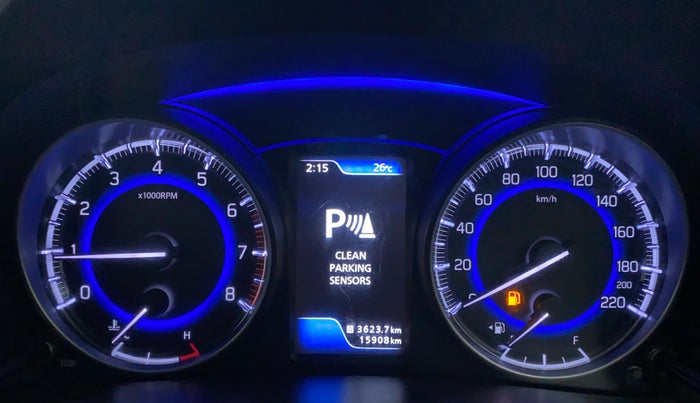 2017 Maruti Baleno ALPHA PETROL 1.2, Petrol, Manual, 16,230 km, Odometer Image