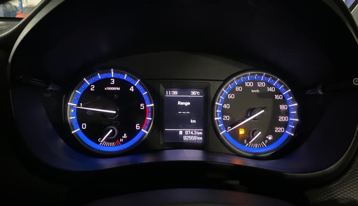 2017 Maruti S Cross ZETA 1.3, Diesel, Manual, 92,556 km, Odometer Image