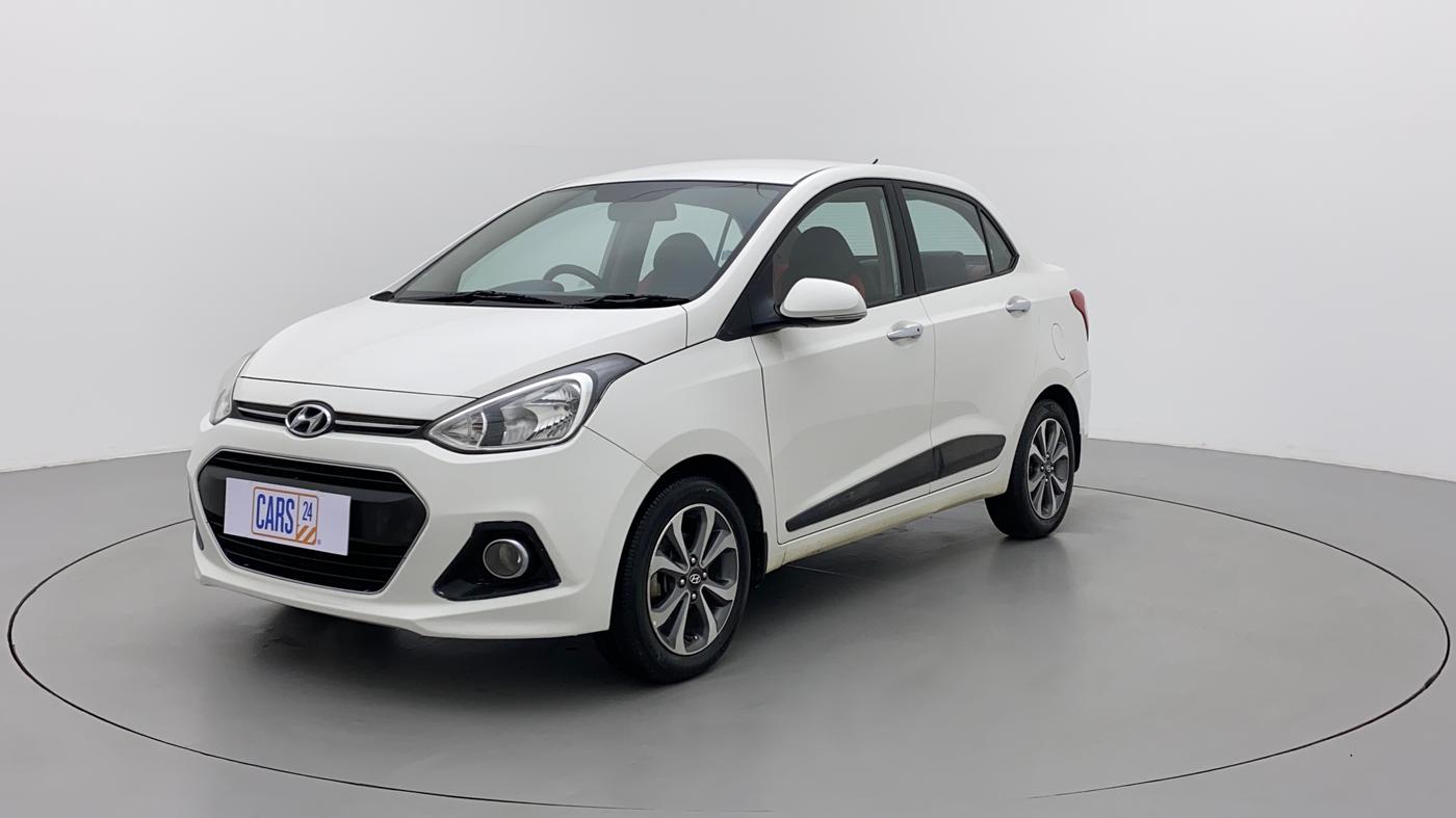 2014 Hyundai Xcent SX AT 1.2 (O), Petrol, Automatic, 91,339 km, Left Front Diagonal