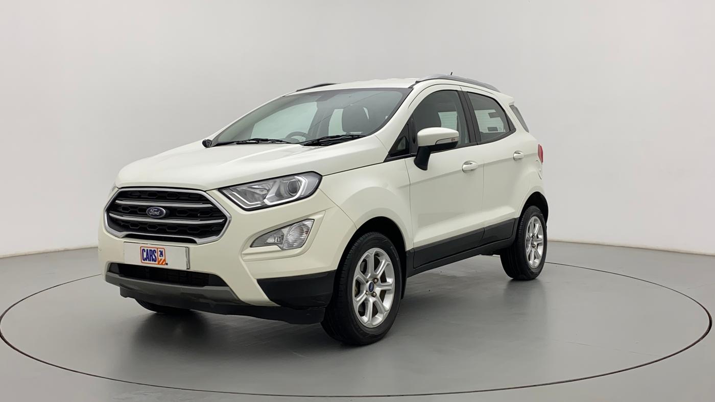 2019 Ford Ecosport TITANIUM + 1.5L PETROL AT, Petrol, Automatic, 55,609 km, Left Front Diagonal