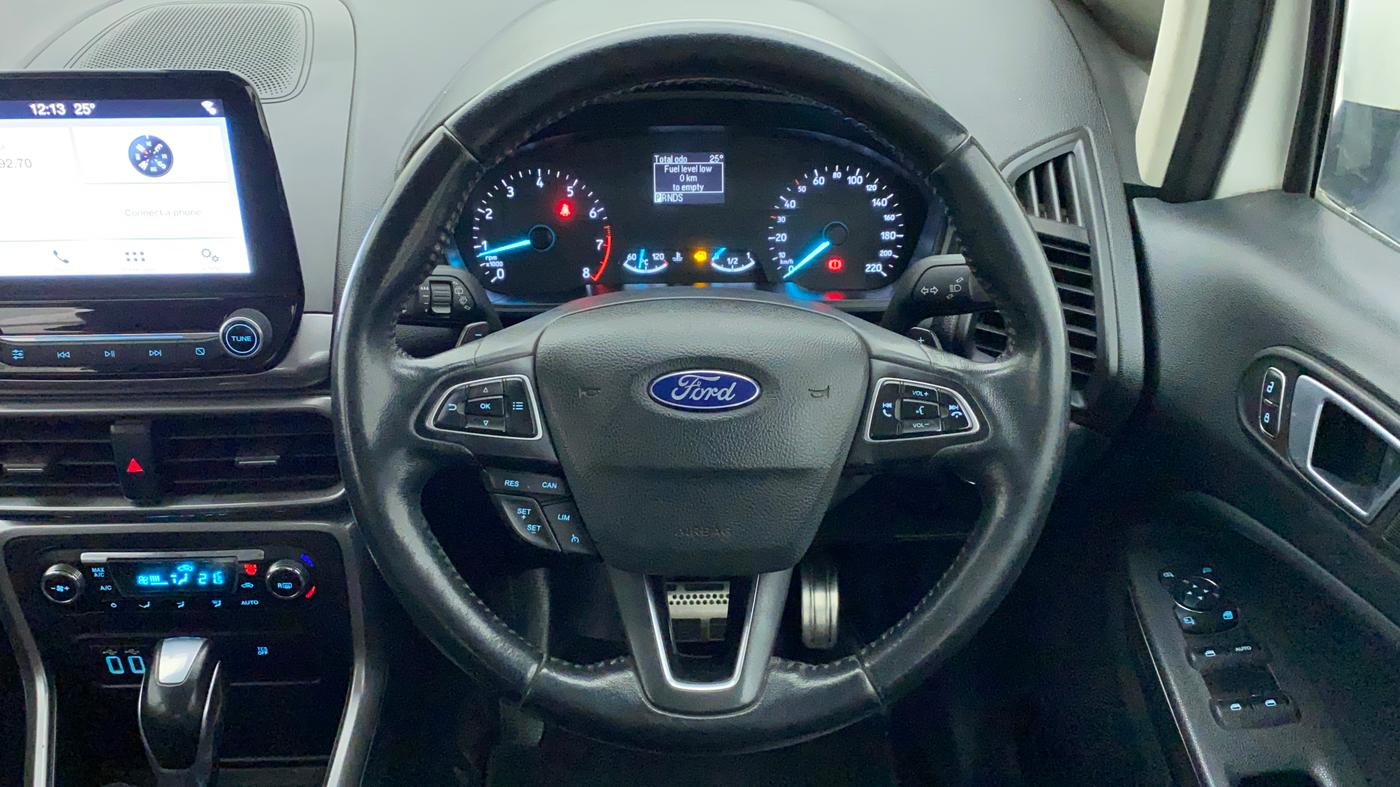 2019 Ford Ecosport TITANIUM + 1.5L PETROL AT, Petrol, Automatic, 55,609 km, Steering Wheel Close Up