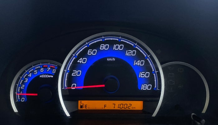 2018 Maruti Wagon R 1.0 VXI, Petrol, Manual, 71,071 km, Odometer Image