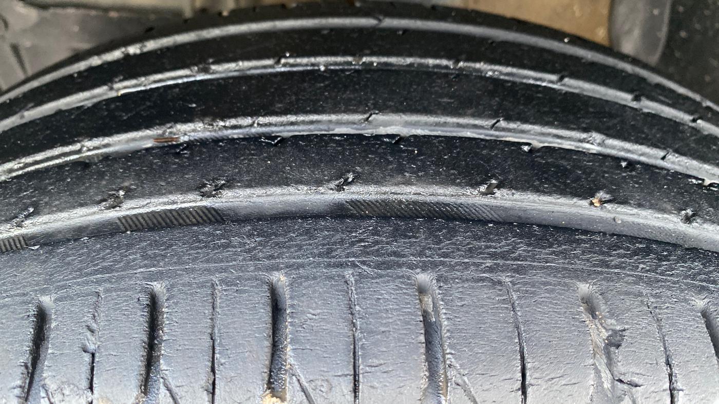 2022 Maruti Vitara Brezza ZXI PLUS, Petrol, Manual, 55,888 km, Left Front Tyre Tread