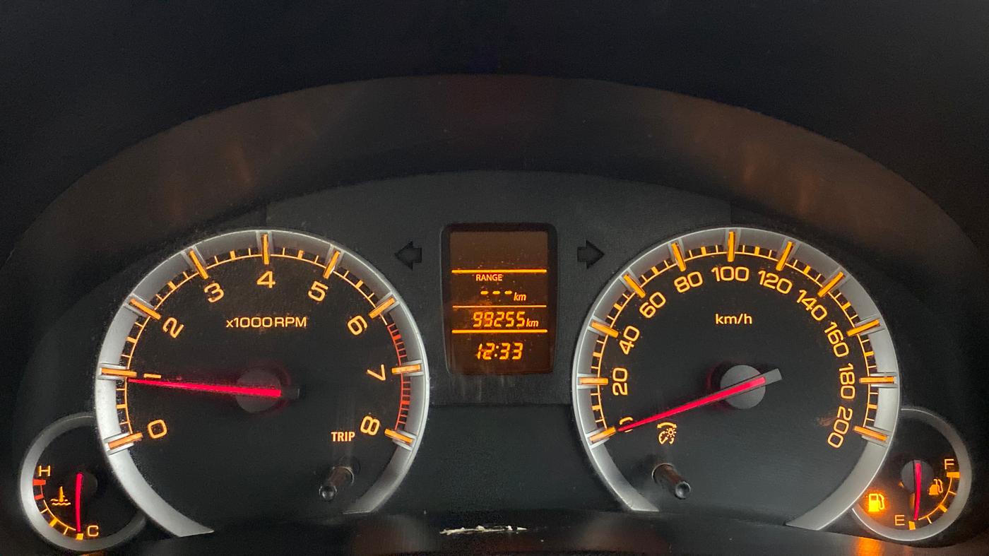 2013 Maruti Swift Dzire VXI, Petrol, Manual, 99,412 km, Odometer Image