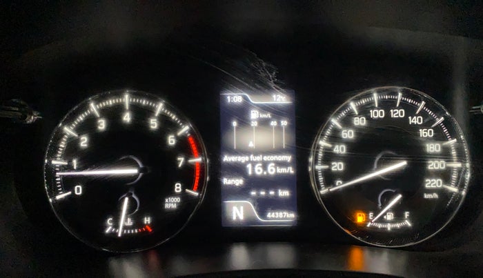 2022 Maruti Baleno ZETA 1.2 AGS, Petrol, Automatic, 44,374 km, Odometer Image