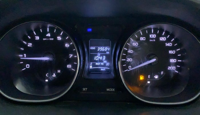2018 Tata Tiago XZ PETROL, Petrol, Manual, 39,684 km, Odometer Image
