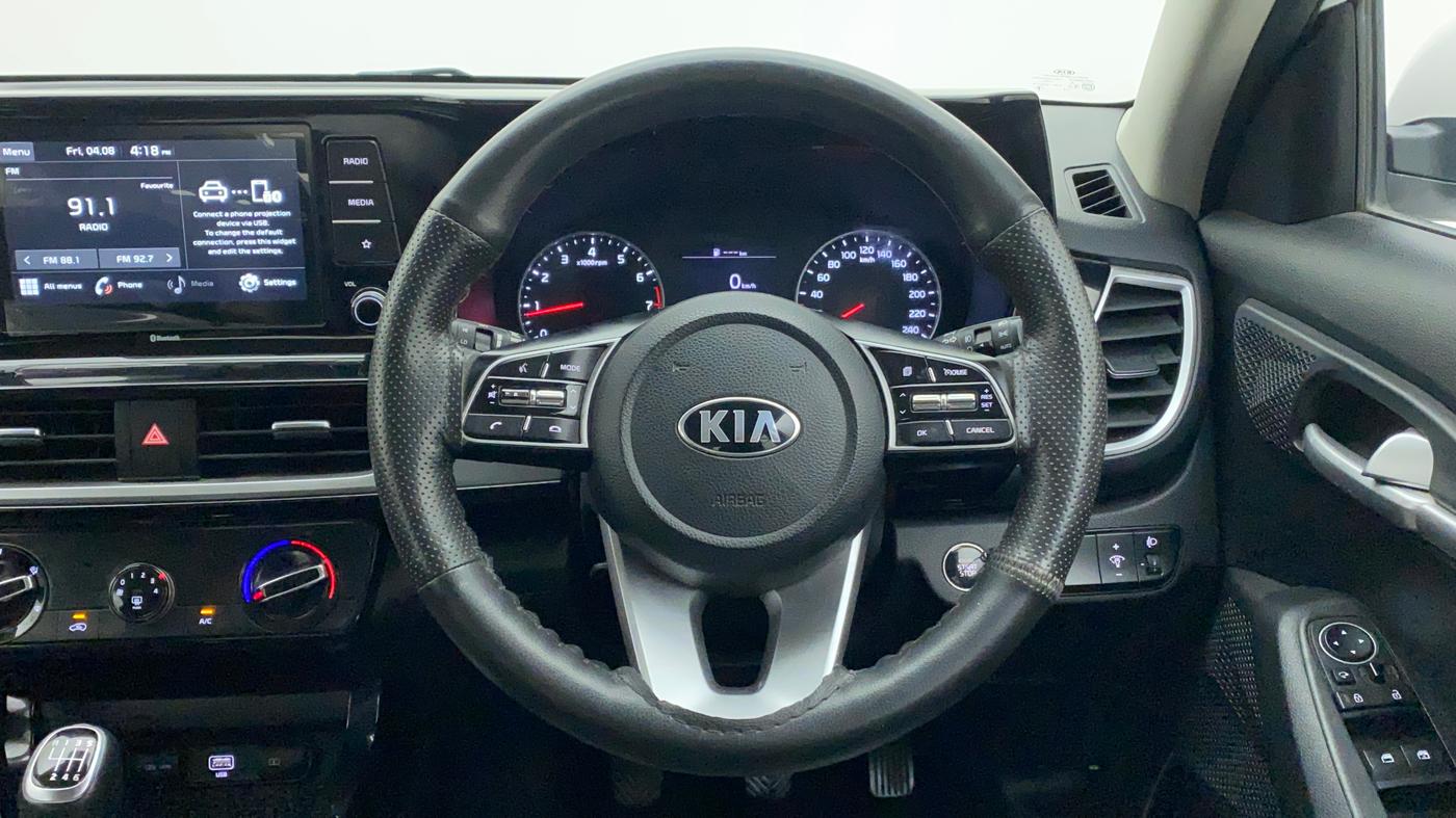 2020 KIA SELTOS HTK PLUS 1.5, Petrol, Manual, 48,577 km, Steering Wheel Close Up