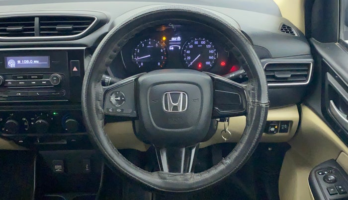 2018 Honda Amaze 1.2L I-VTEC S, CNG, Manual, 69,410 km, Steering Wheel Close Up