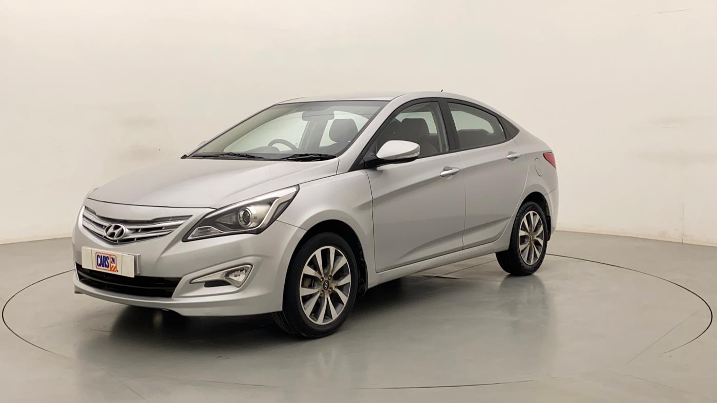2015 Hyundai Verna FLUIDIC 4S 1.6 VTVT S(O), Petrol, Manual, 43,577 km, Left Front Diagonal