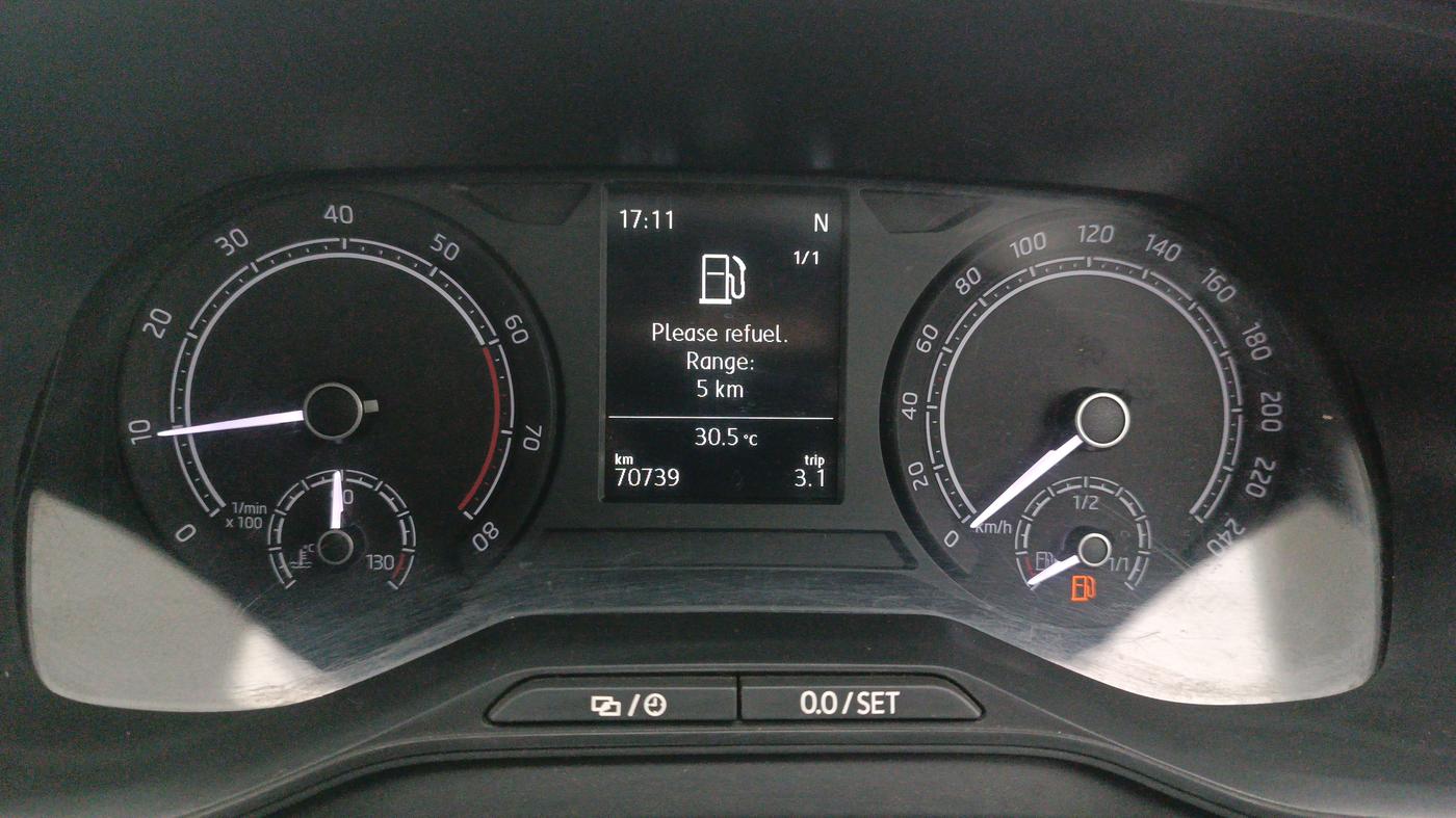 2021 Skoda KUSHAQ AMBITION 1.0L TSI AT, Petrol, Automatic, 70,775 km, Odometer Image