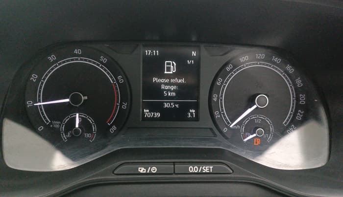 2021 Skoda KUSHAQ AMBITION 1.0L TSI AT, Petrol, Automatic, 70,735 km, Odometer Image