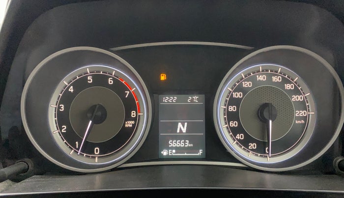 2017 Maruti Dzire VXI AMT, Petrol, Automatic, 56,605 km, Odometer Image