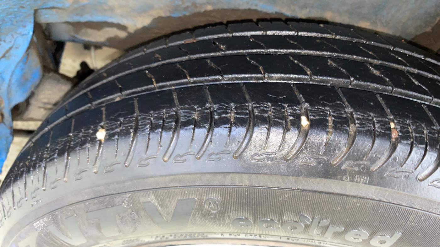 2019 Maruti S PRESSO VXI+, Petrol, Manual, 32,316 km, Left Rear Tyre Tread
