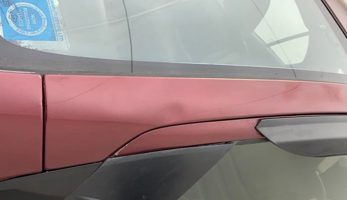 2014 Maruti Ciaz VDI, Diesel, Manual, 86,623 km, Left A pillar - Slightly dented