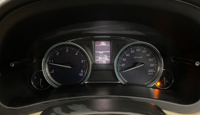 2017 Maruti Ciaz ZDI+ SHVS, Diesel, Manual, 95,421 km, Odometer Image
