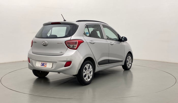 2014 Hyundai Grand i10 SPORTZ 1.2 KAPPA VTVT, Petrol, Manual, 48,507 km, Right Back Diagonal
