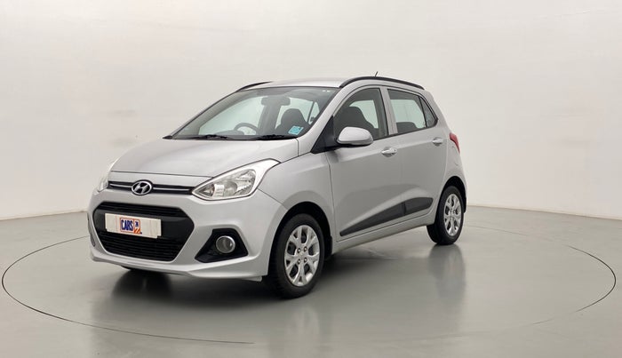 2014 Hyundai Grand i10 SPORTZ 1.2 KAPPA VTVT, Petrol, Manual, 48,507 km, Left Front Diagonal