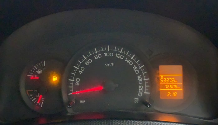 2013 Maruti Swift LXI, Petrol, Manual, 76,814 km, Odometer Image