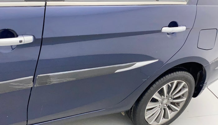 2022 Maruti Ciaz ALPHA  AT 1.5 SHVS PETROL, Petrol, Automatic, 36,014 km, Rear left door - Minor scratches