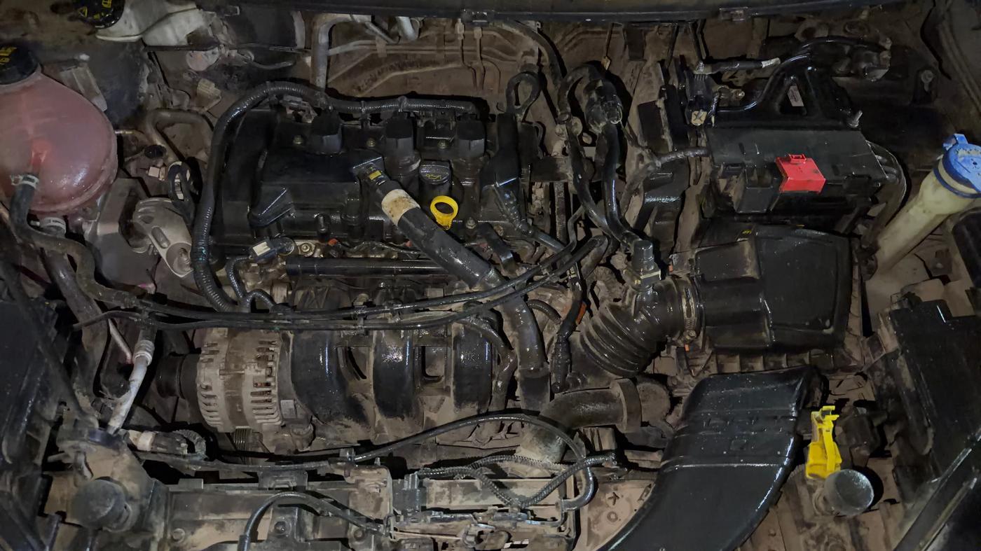 2020 Ford Ecosport TITANIUM + 1.5L PETROL AT, Petrol, Automatic, 60,543 km, Engine View