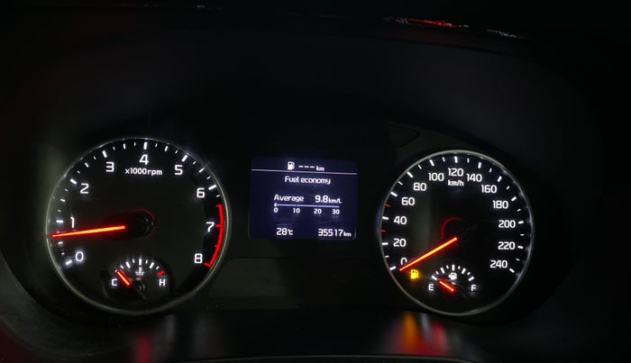 2022 KIA SELTOS GTX (O) 1.4, Petrol, Manual, 35,514 km, Odometer Image