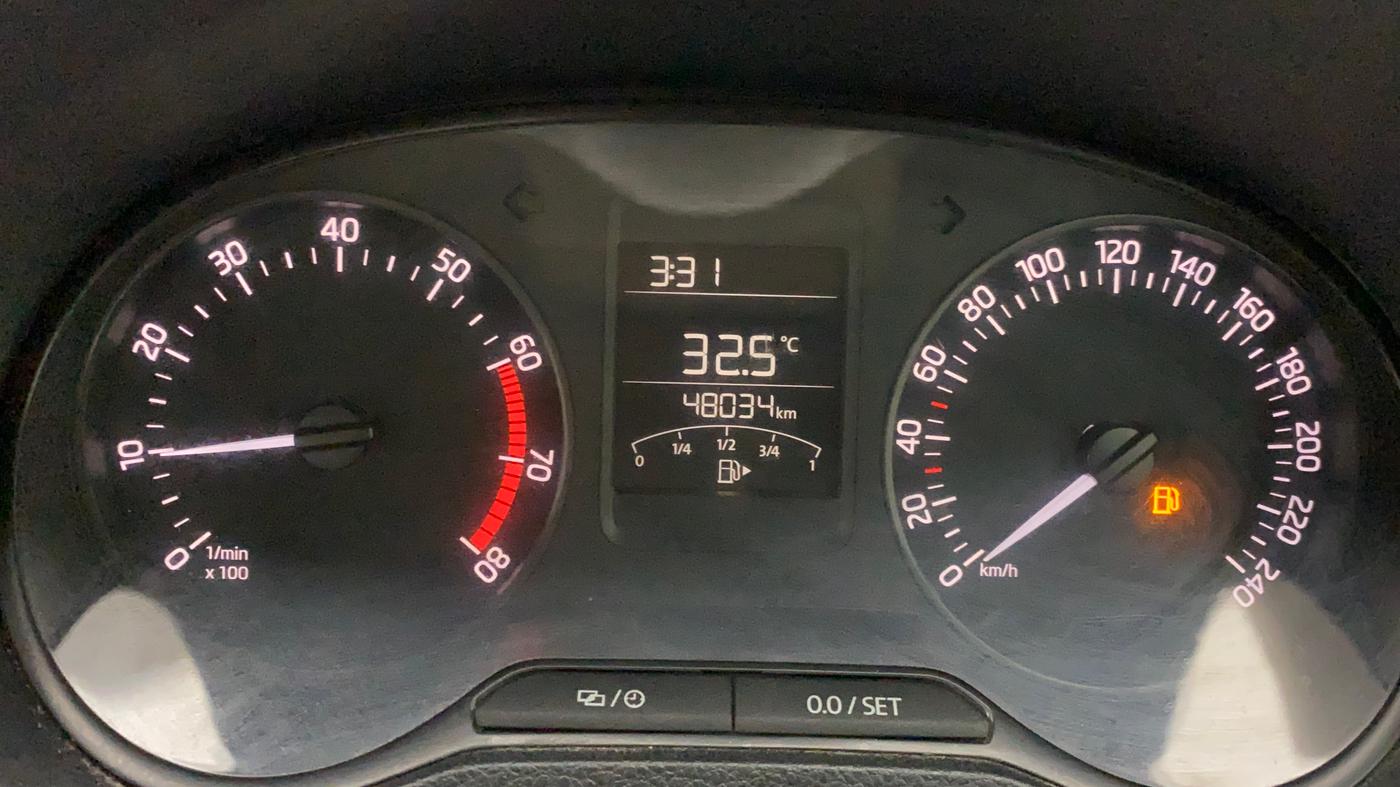 2021 Skoda Rapid ACTIVE 1.0 TSI, Petrol, Manual, 48,148 km, Odometer Image