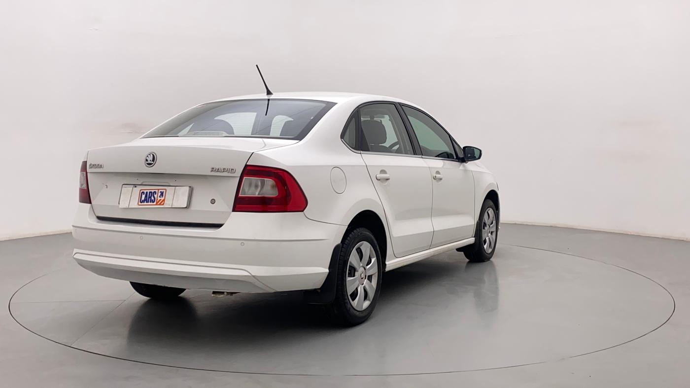 2021 Skoda Rapid ACTIVE 1.0 TSI, Petrol, Manual, 48,148 km, Right Back Diagonal