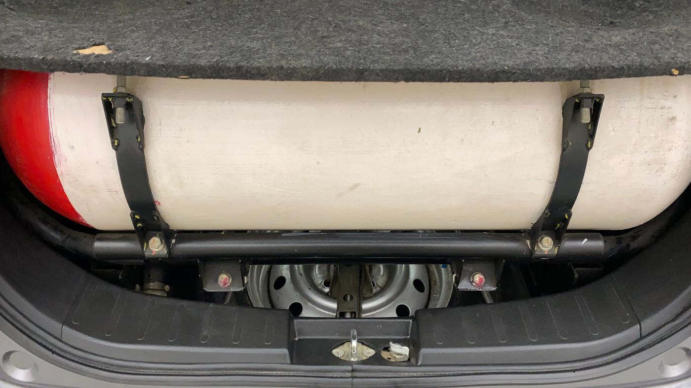 2014 Maruti Wagon R 1.0 LXI CNG, CNG, Manual, 1,11,834 km, Boot Inside