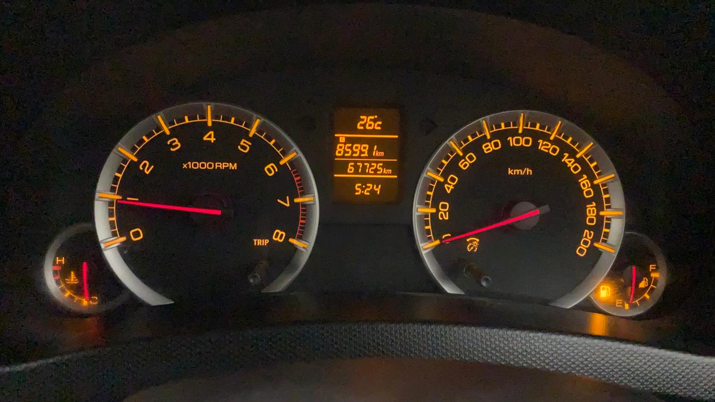 2011 Maruti Swift ZXI, Petrol, Manual, 67,971 km, Odometer Image