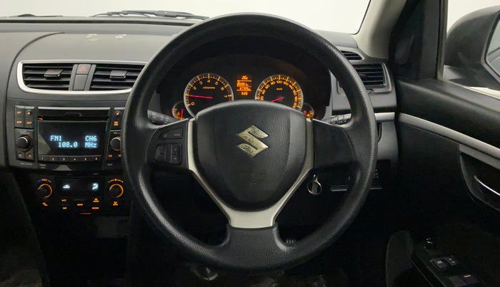 2011 Maruti Swift ZXI, Petrol, Manual, 67,971 km, Steering Wheel Close Up